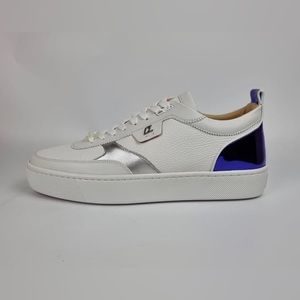 CHRISTIAN LOUBOUTIN Men’s Happyrui Low Sneakers White LEFT SHOE ONLY